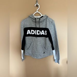 XS grey Adidas hoodie.